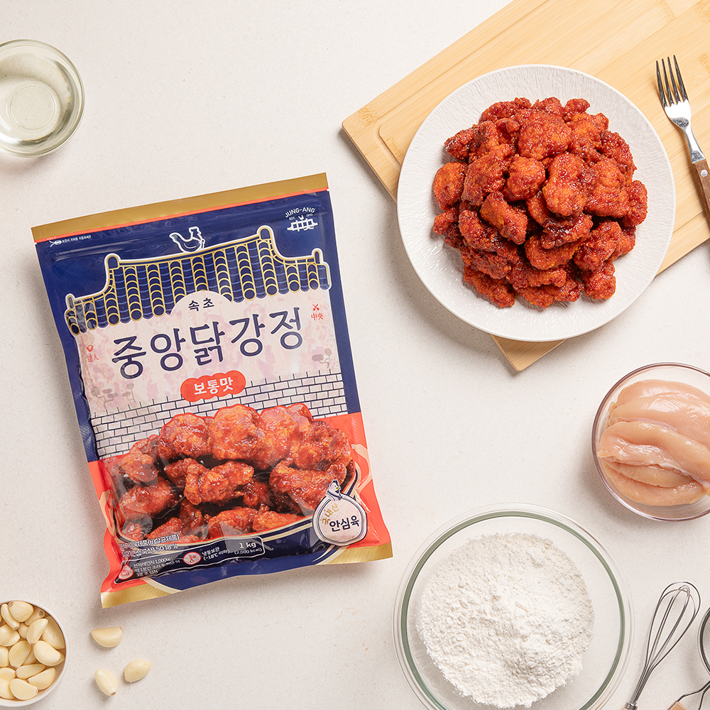 [중앙닭강정]순살닭강정 보통맛 1kg - 상세 이미지 2