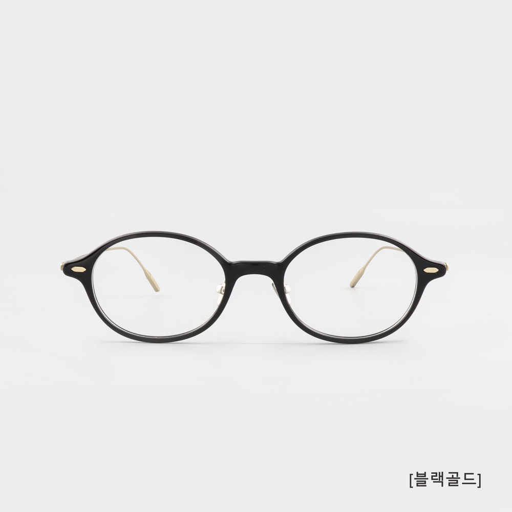 무사경 402 긱시크 오벌형 안경 블루라이트 차단 렌즈 얇은 뿔테 여자 안경 이미지 6