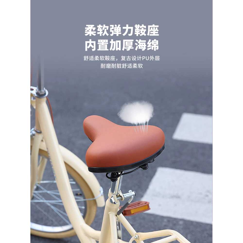 클래식 자전거 바구니 일본식 고풍스러운 핸들바 레트로감성 바스켓 22인치 - 상세 이미지 4