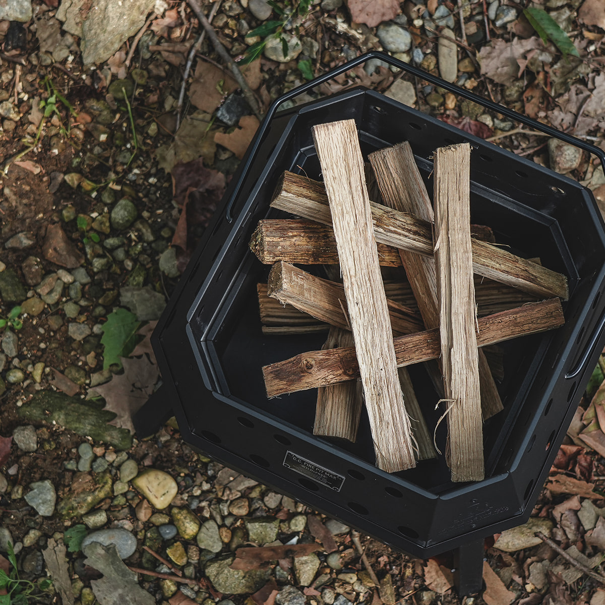 카고컨테이너 파이어핏 맥스 이중연소 화로대 접이식 캠핑 화로 원액션 1초설치