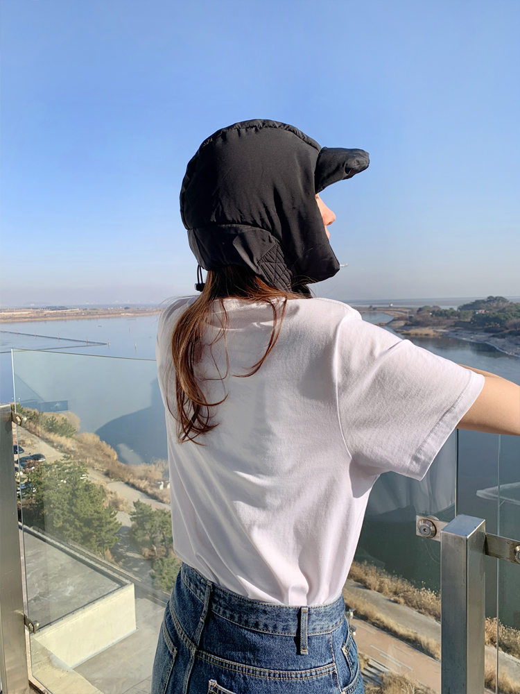 겨울 패딩 털모자 귀마개 방한모 귀달이햇 이어머프 캡 귀도리햇 스키 군밤모자 장수 방한모자 - 상세 이미지 4