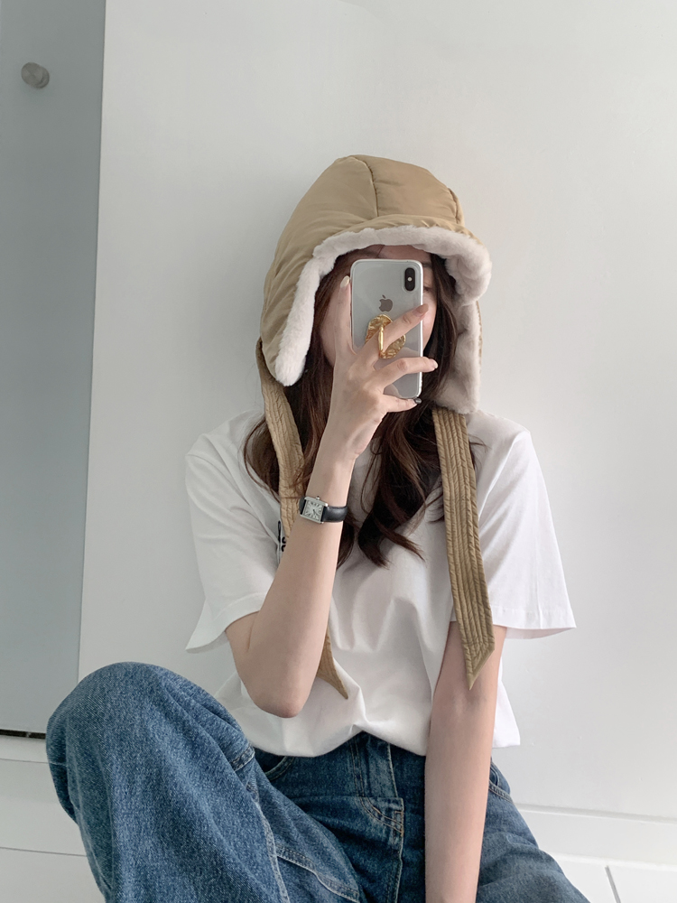 겨울 패딩 털모자 귀마개 방한모 귀달이햇 이어머프 캡 귀도리햇 스키 군밤모자 장수 방한모자 이미지 7