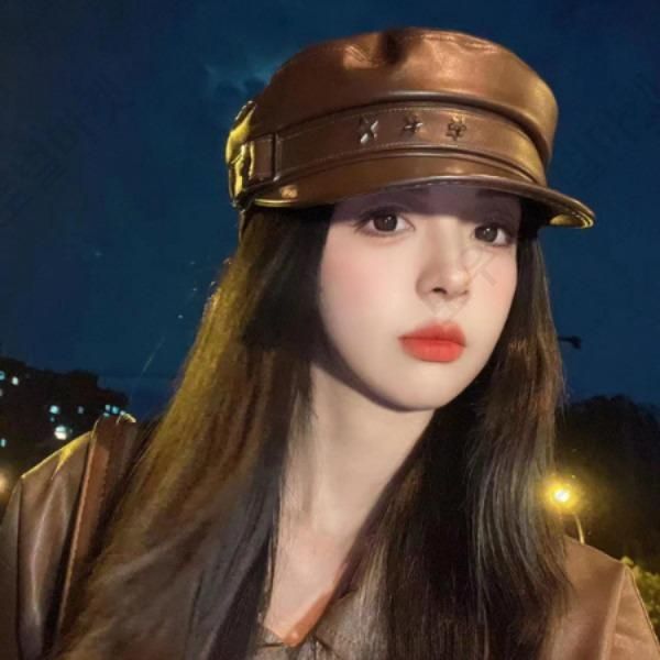 배래모 베레모 모자 빵모자 화가 겨울 연예인 여성 - 상품 이미지