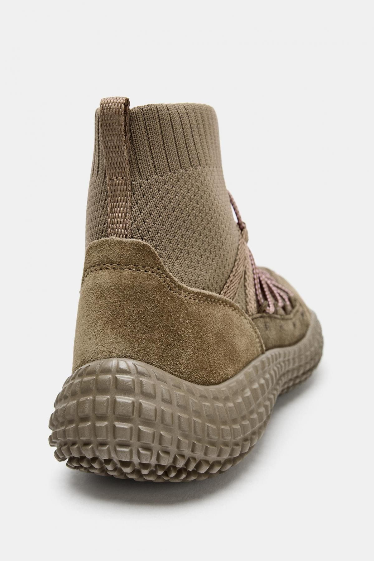 자라 테크니컬 스트레치 하이탑 스니커즈 5612/610 KHAKI GREEN - 상세 이미지 5