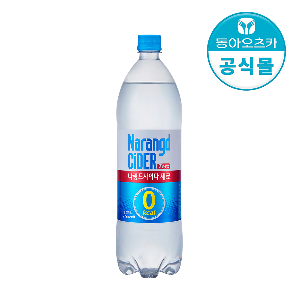 나랑드사이다 제로 1.25L 12입 1박스 - 메인 이미지