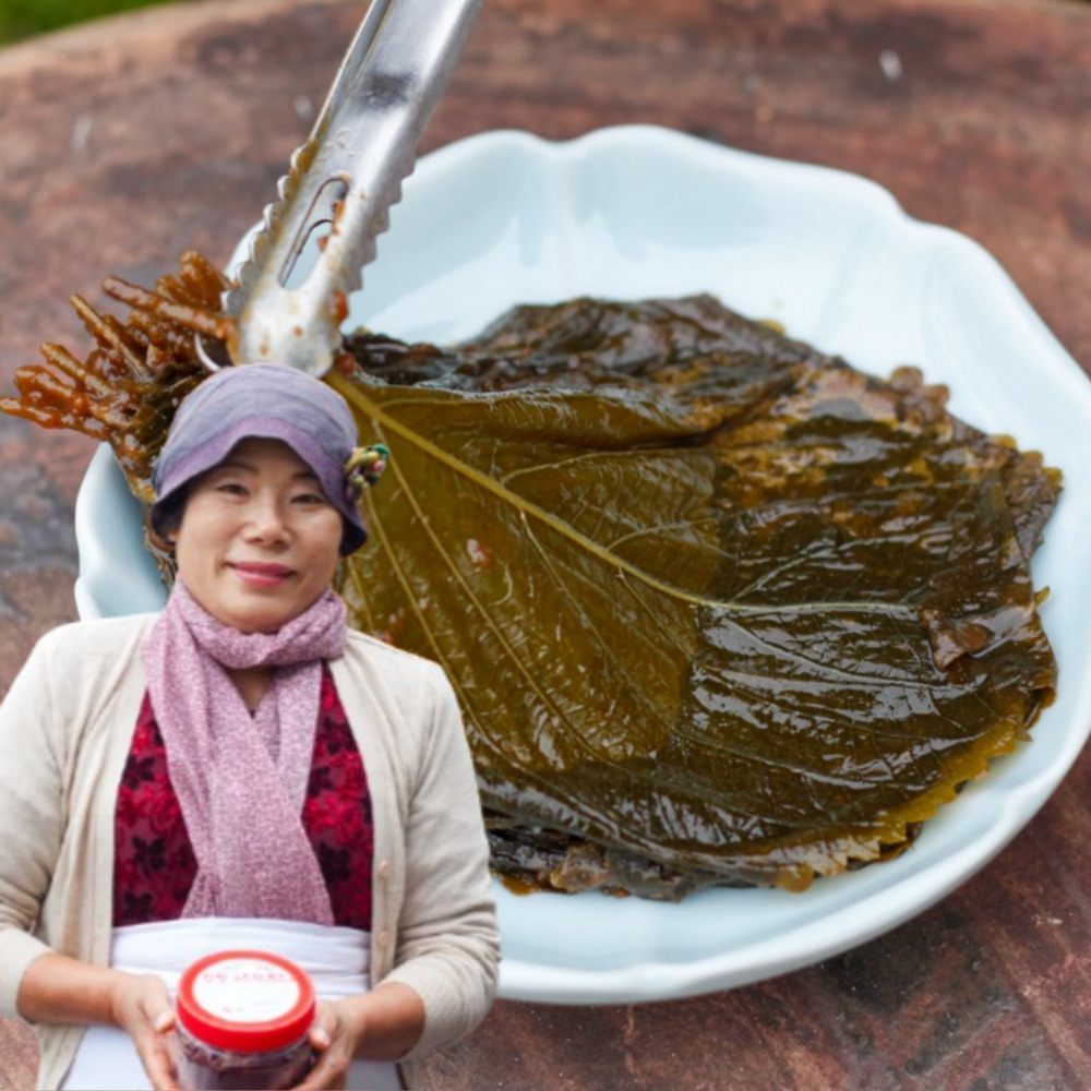 순창 깻잎장아찌 된장 짱아치 삭힌깻잎 1kg 박현순 어머님 - 상품 이미지