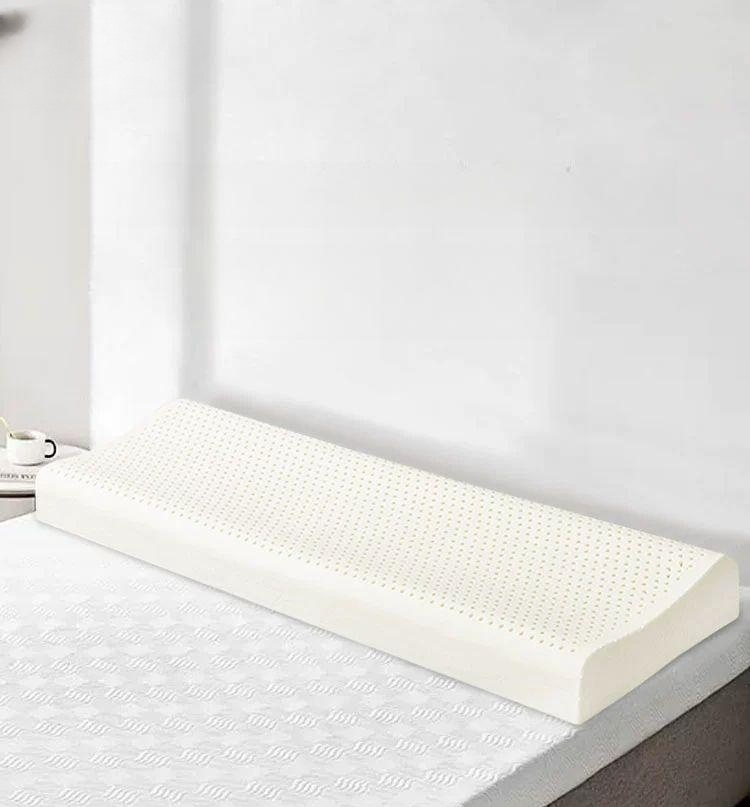 바디필로우 라텍스 긴베개 긴쿠션 천연 배게 필로우 2인용 롱쿠션 대형 모찌 120x40cm 7 통기성안감1개포함 - 상품 이미지
