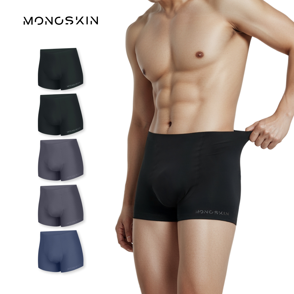 모노스킨 남성 사각 팬티 5매 세트 노라인 심리스 무봉제 드로즈 제품 이미지