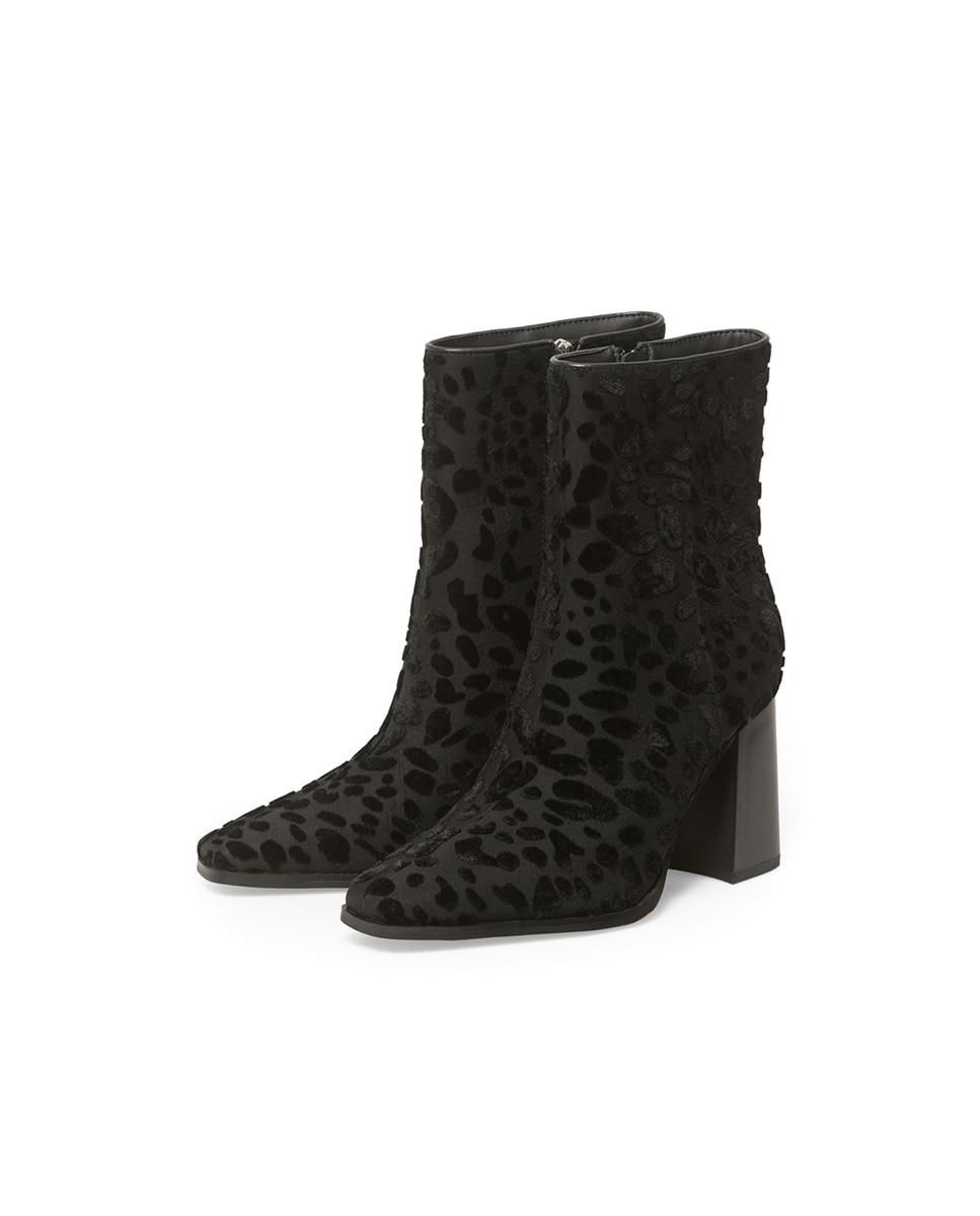 스페라 애니멀 프린트 청키힐 앵클부츠 58760004638 NEGROS - 상세 이미지 4