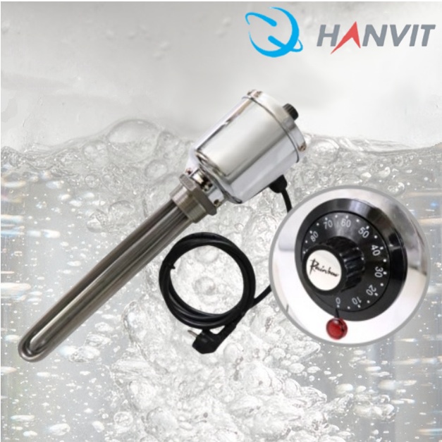 온도조절형 물데우는 히터봉 2인치 3Kw 300mm 220V - 메인 이미지