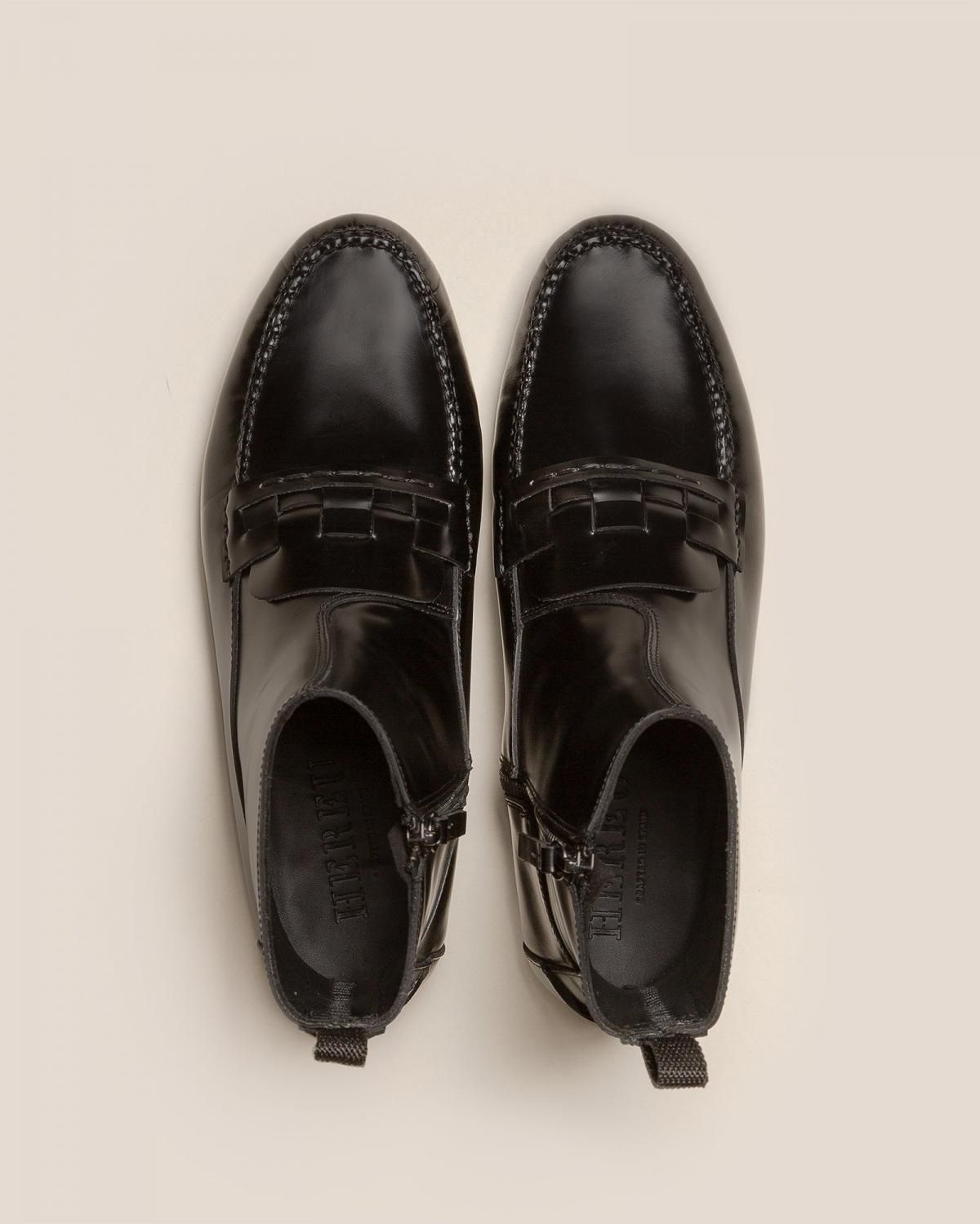 헤레우 타벨라 우븐 새들 블랙 앵클 부츠 15147436507468 BLACK - 상세 이미지 2