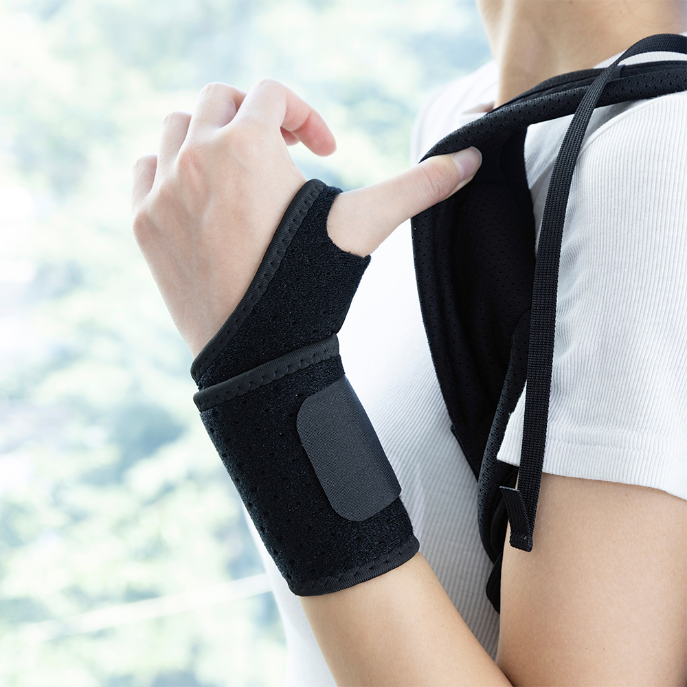 헬스 스트랩 얇은 손목보호대 엄지 테니스 손목 아대 밴드 건초염 tfcc 이미지 2