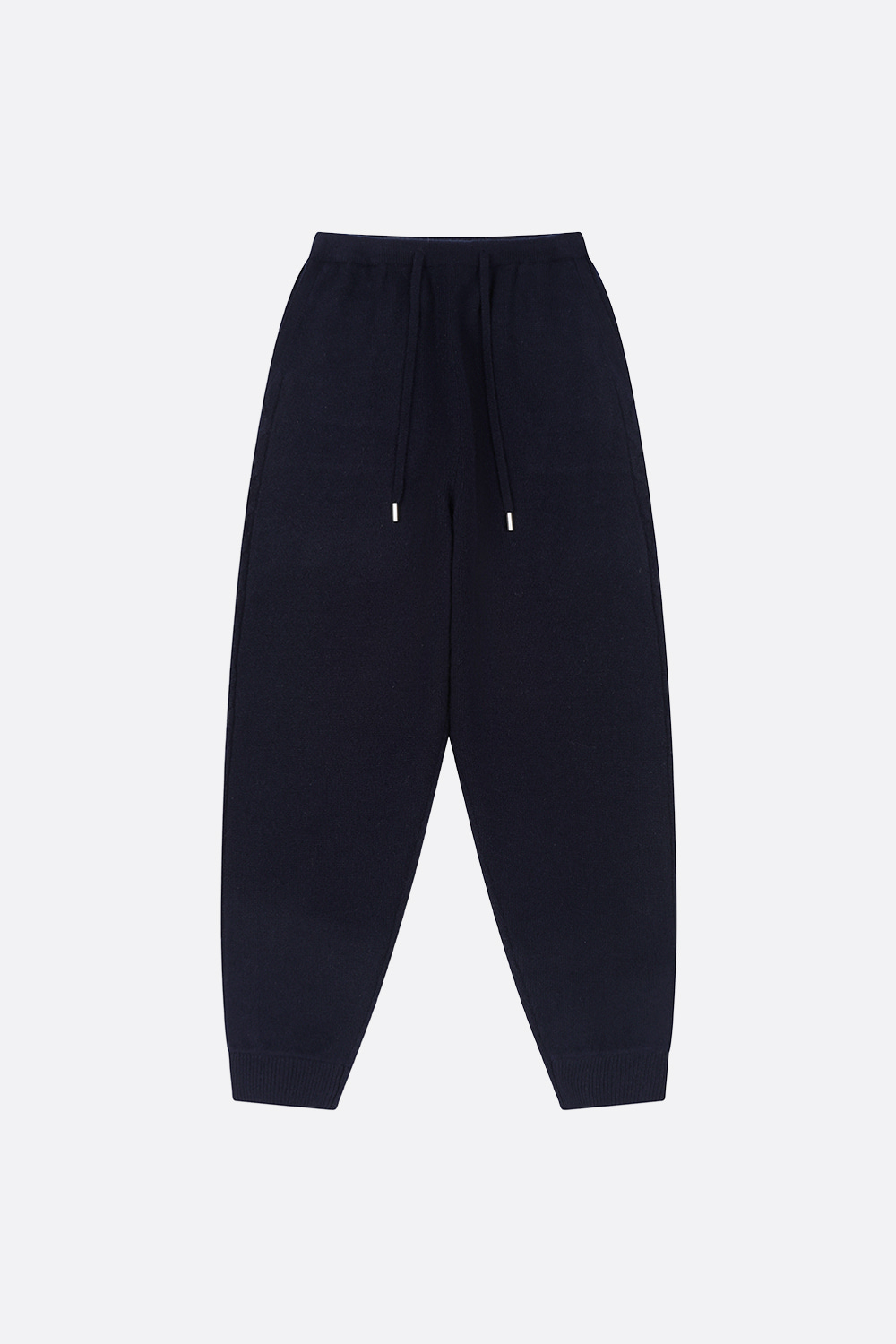 프리미엄 캐시미어 케이블조거팬츠-네이비 - 상품 이미지