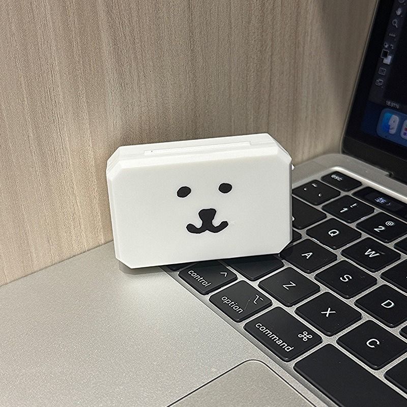 농담곰 곰돌이 렌즈통 렌즈케이스 소프트렌즈 하드렌즈 통 케이스 렌즈집게 콘택트렌즈 보관함 플라스틱 케이스 이미지 6