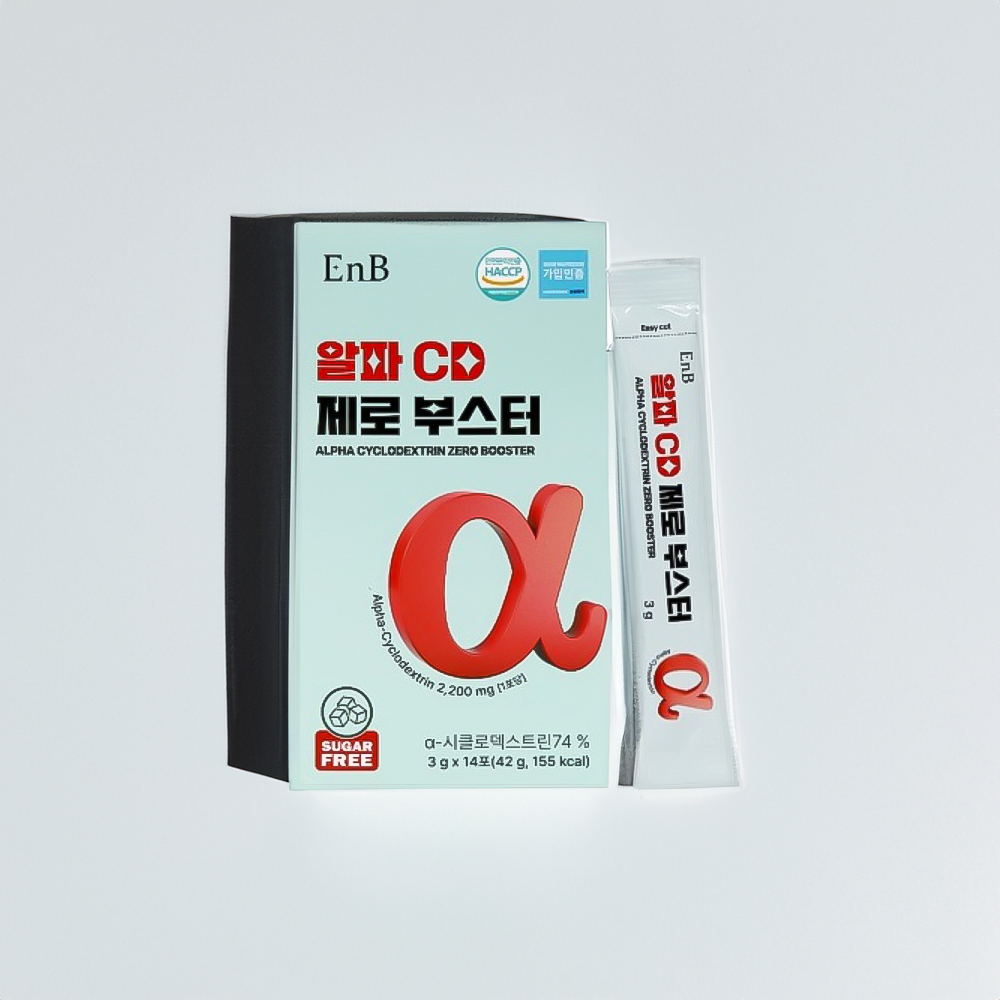 알파CD 시클로덱스트린 식이섬유 슈거프리 스틱형 분말 14포, 1개 - 상품 이미지