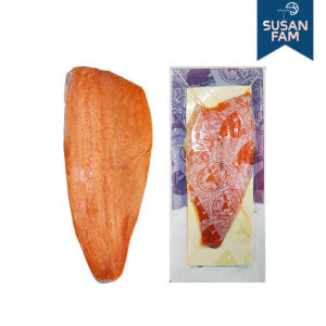 훈제연어(통) 약1.1kg 냉동연어 생 필렛 슬라이스 칠레산 국내가공 화... 맛있게 먹은 솔직 후기 - 상품 이미지 3