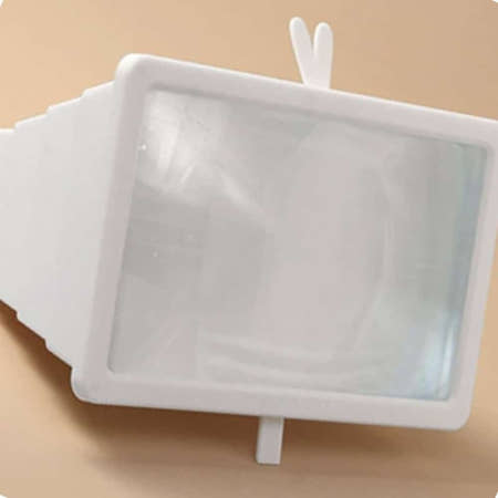 et 영화감상 핸드폰확대경 스마트폰확대렌즈 자바라 터널 스마트폰 확대스크린 화이트