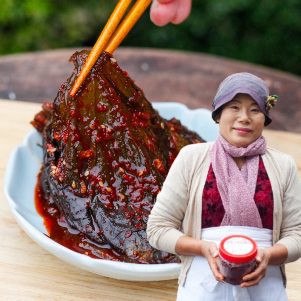 순창깻잎장아찌 양념 깻잎 국산 삭힌깻잎 1kg 순창 박현순 - 상품 이미지