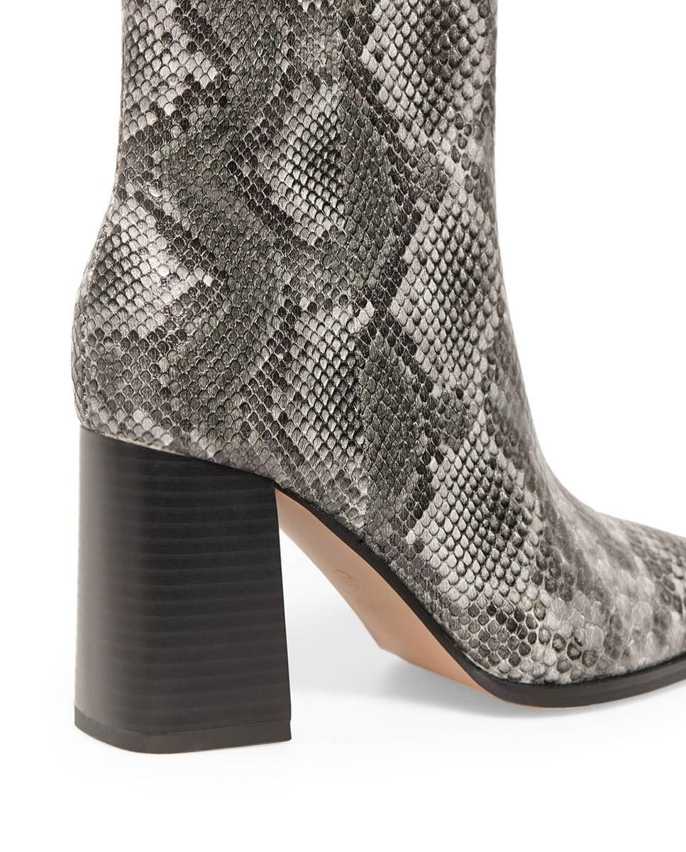 스페라 애니멀 프린트 청키힐 미들부츠 58760004620 GRIS - 상세 이미지 2