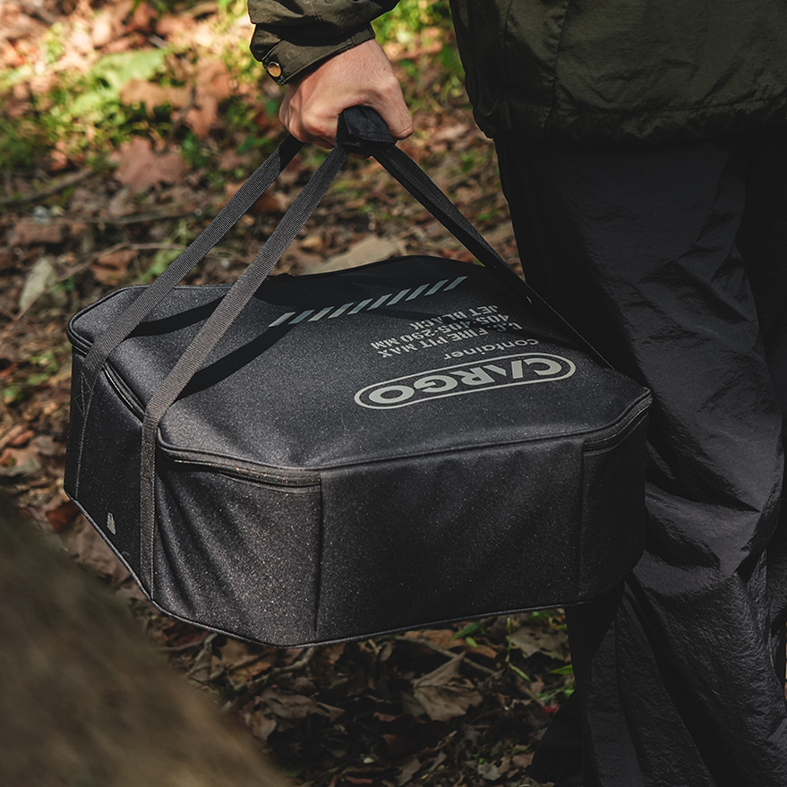 카고컨테이너 파이어 핏 맥스 케이스 세트 원액션 이중연소 접이식 화로대