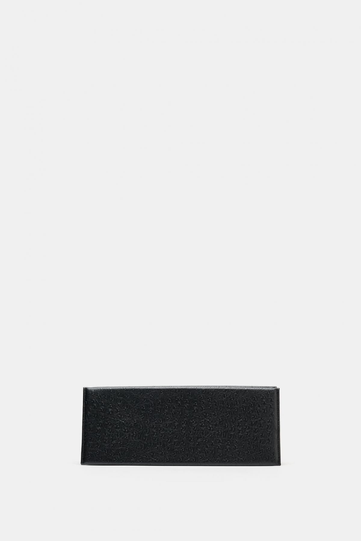 자라 엠보싱 체인 롱 클러치백 6622/610 BLACK - 상세 이미지 4