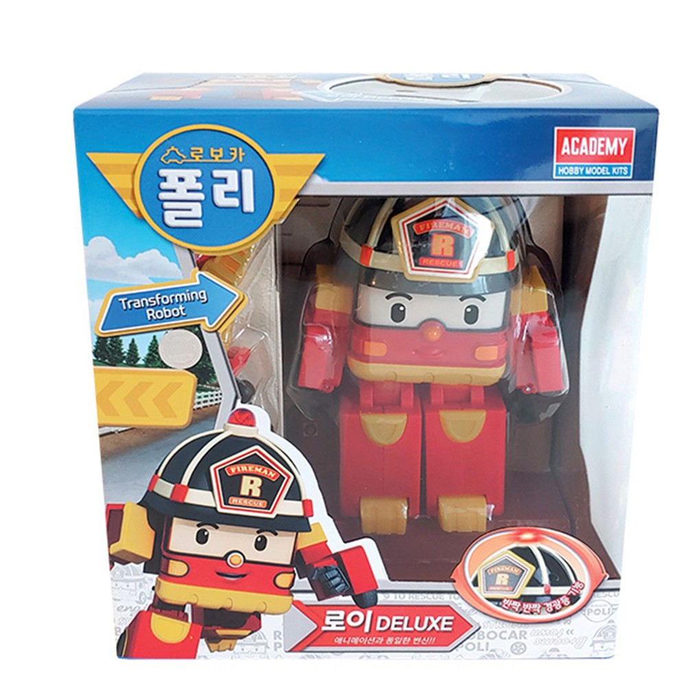 폴리 불빛 소방차 변신로보트 장난감 완구 IQ 놀잇감 - 상세 이미지 2