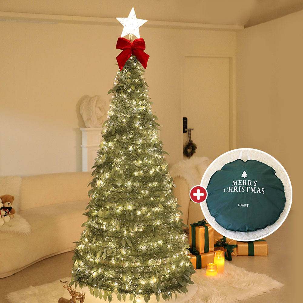 크리스마스트리 전구 세트 업다운 팝업 접이식 원터치트리 180cm 상세 이미지 2