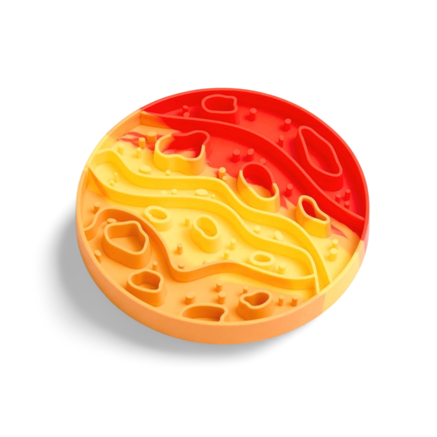 [포니테일] 마스듀오 실리콘 대형견밥그릇 강아지 슬로우식기 고양이 급체방지 릭매트