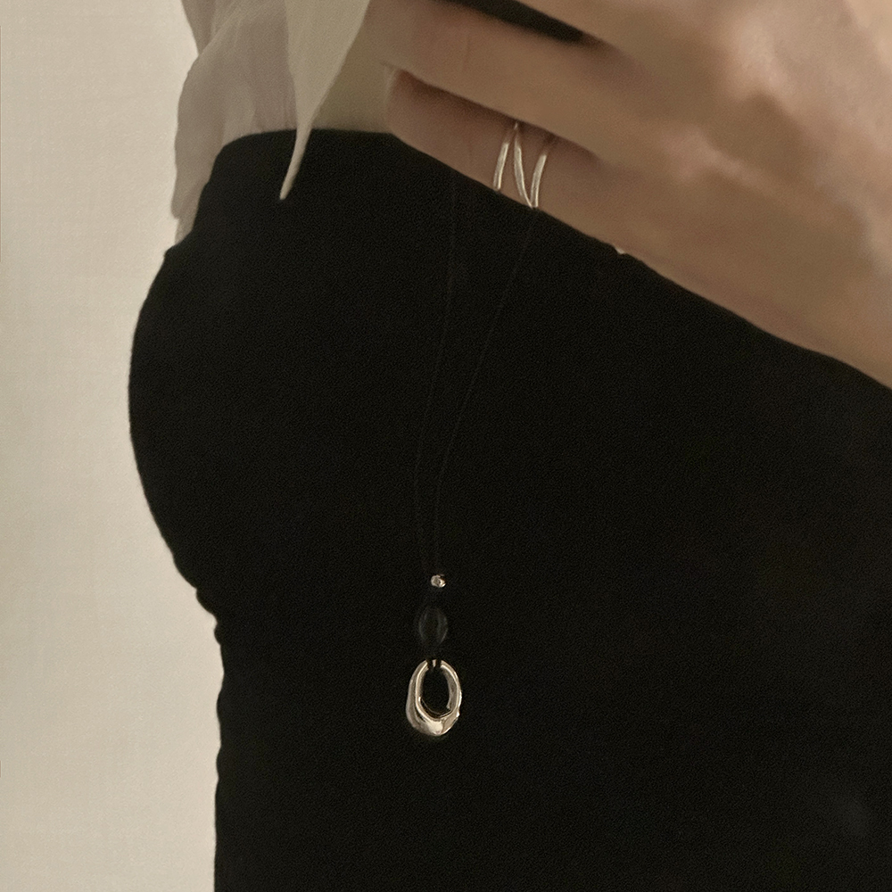 silver925 실버 꼬임 레이어드 마디링 애끼반지 사이즈조절 순은 - 상세 이미지 3