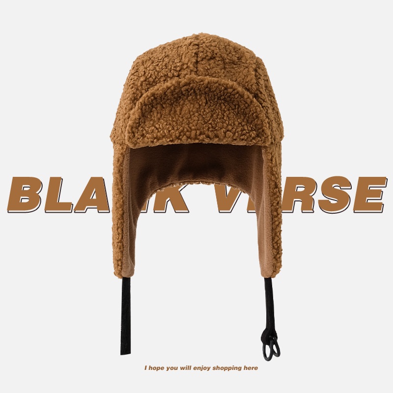 OverWarm 남녀공용 따뜻한 이어머프 모자 레트로캡 - 상세 이미지 3