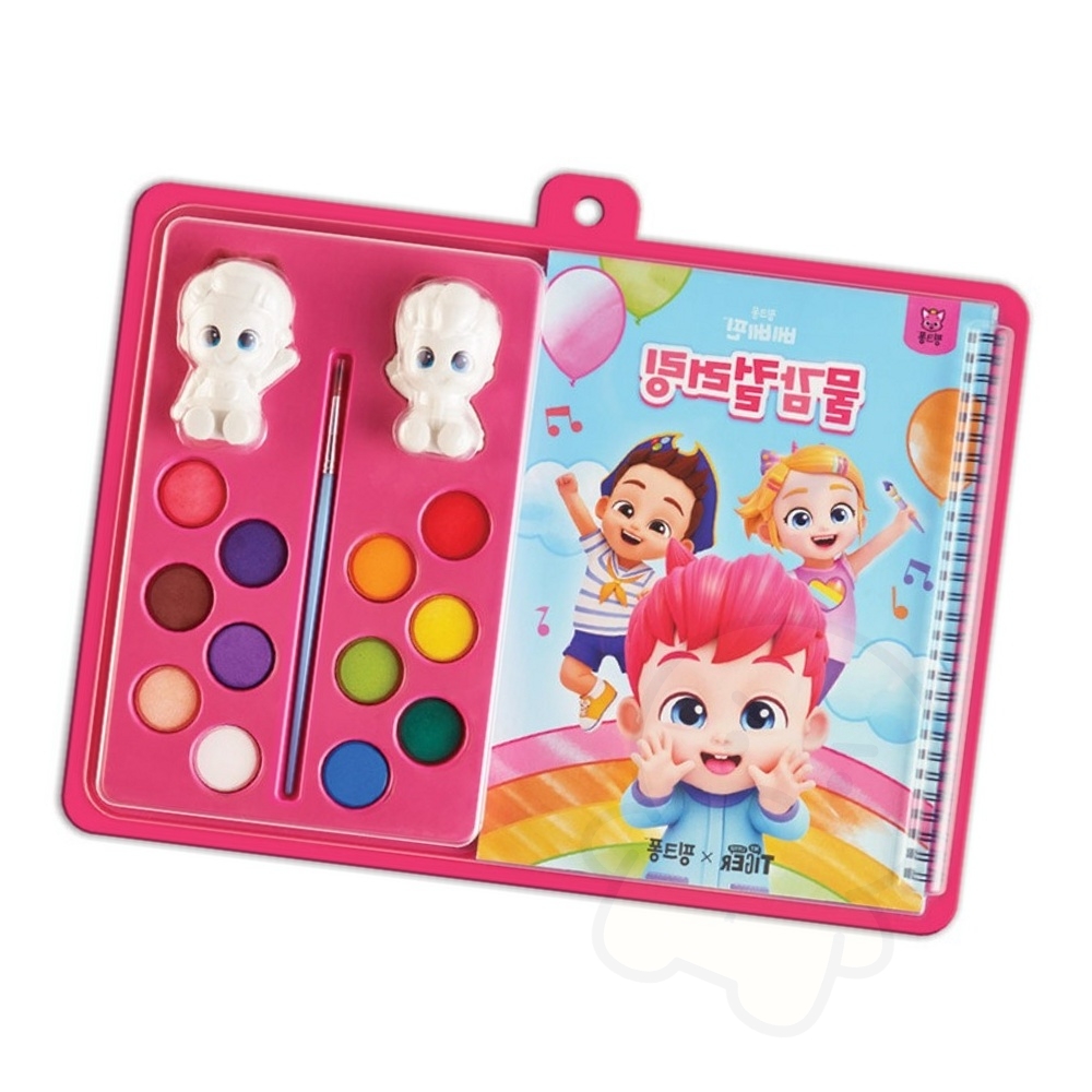 물감색칠도안 유아 색칠하기책 피규어 미술 육아템 IQ - 상품 이미지