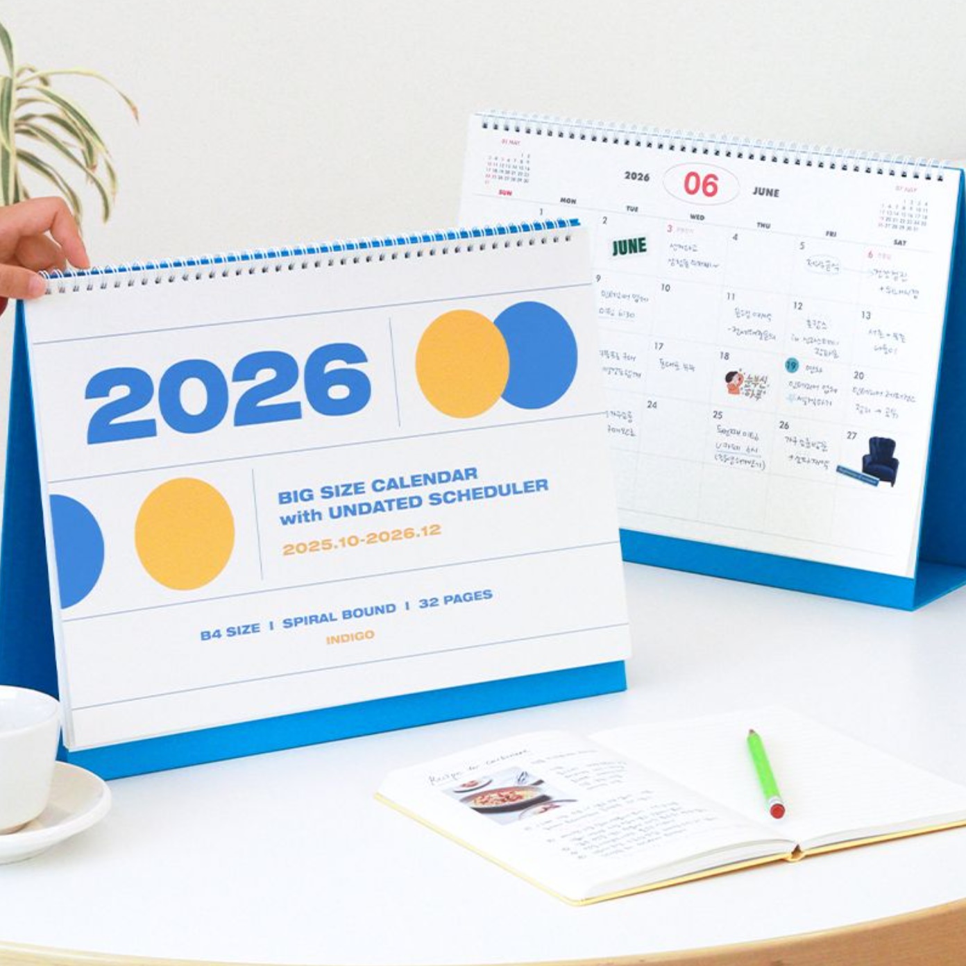 2026년 탁상용 달력 2026 탁상 달력 회사용 사무실 26년 달력 - 상품 이미지