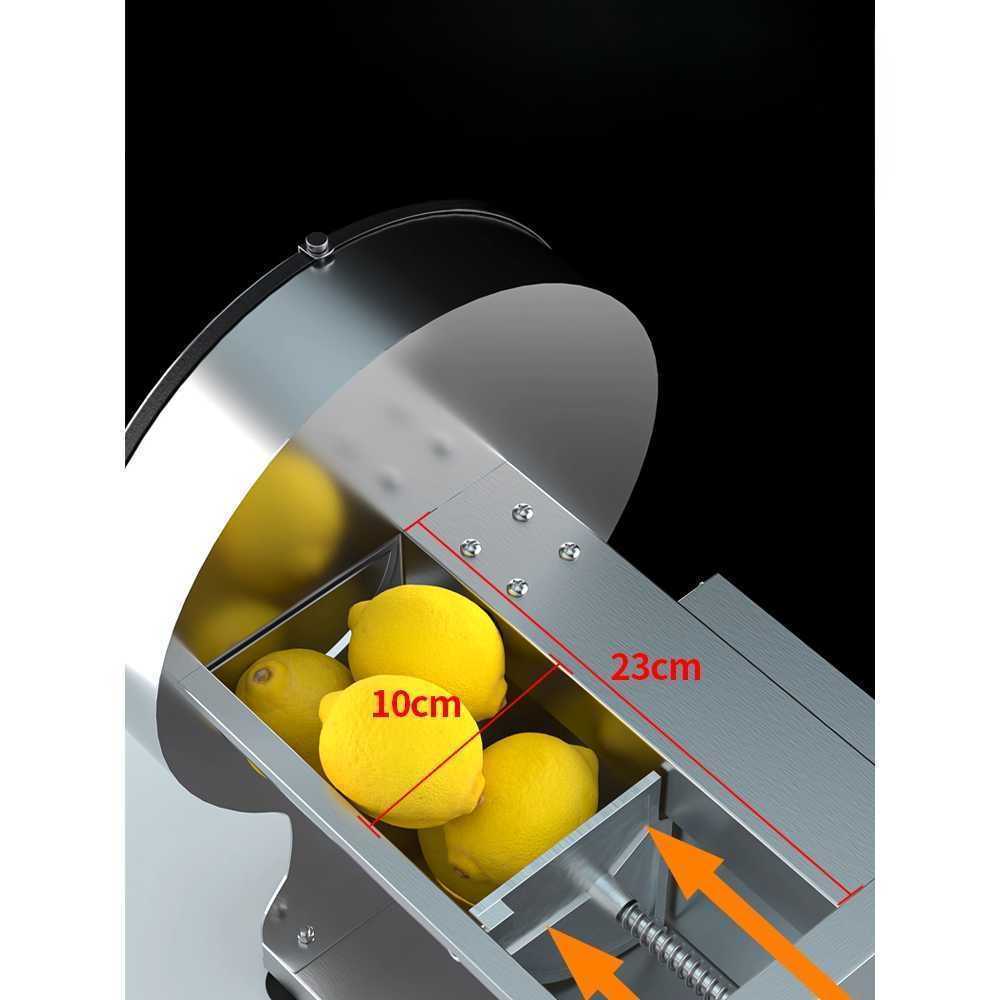 전동 야채 슬라이서 업소용 과일 채썰기 조리 장비 전기+수동 슬라이서(0-10mm) - 상세 이미지 4