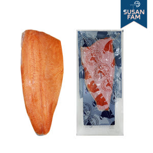 훈제연어(통) 약1.1kg 냉동연어 생 필렛 슬라이스 칠레산 국내가공 화... 맛있게 먹은 솔직 후기 - 상품 이미지 2