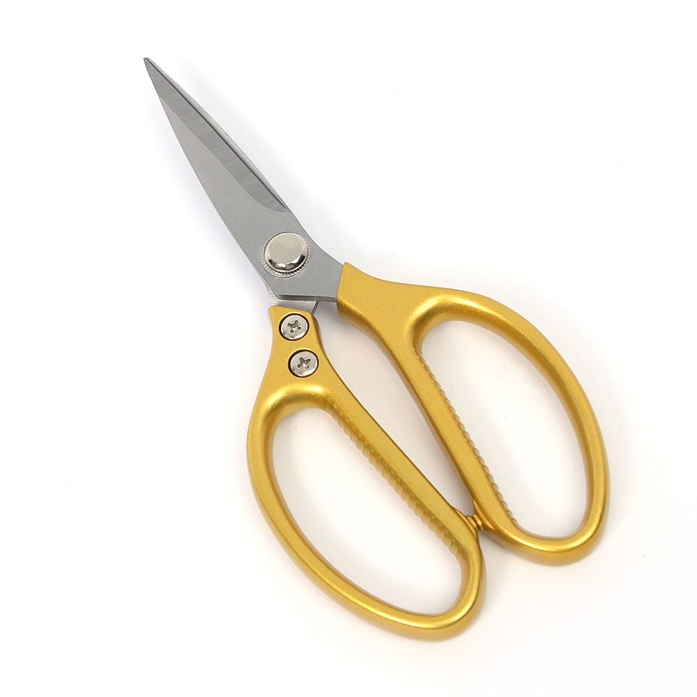강력 컷팅 양손 주방가위(골드) 가정용가위 - 메인 이미지