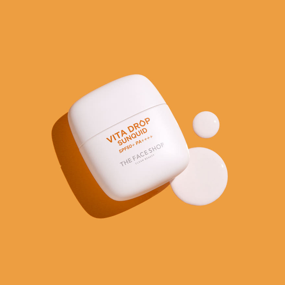[원우PICK] 더페이스샵 비타 드롭 선퀴드 50mL (SPF50+ PA++++) - 상세 이미지 3