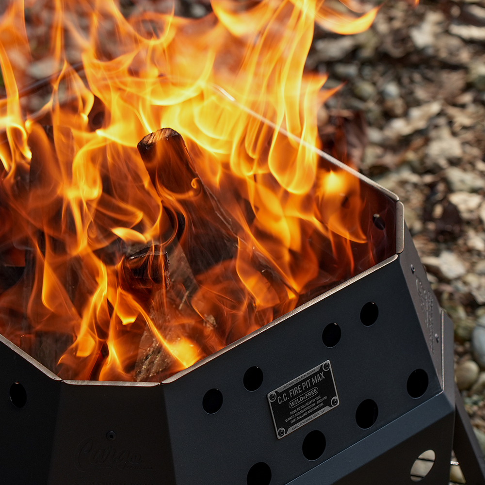 카고컨테이너 파이어핏 맥스 이중연소 화로대 접이식 캠핑 화로 원액션 1초설치