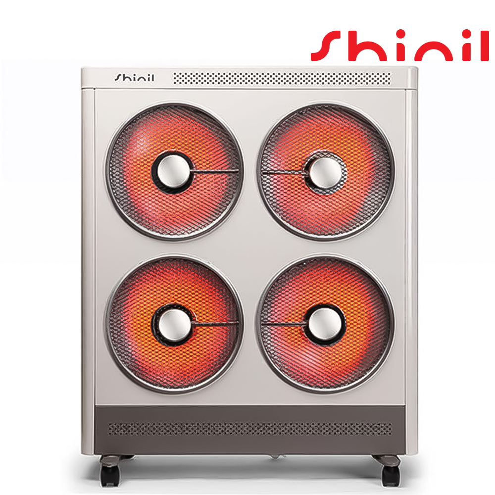 신일 원적외선 4구 카본히터 절전형 이동식 무소음 매장용 식당용 카페용