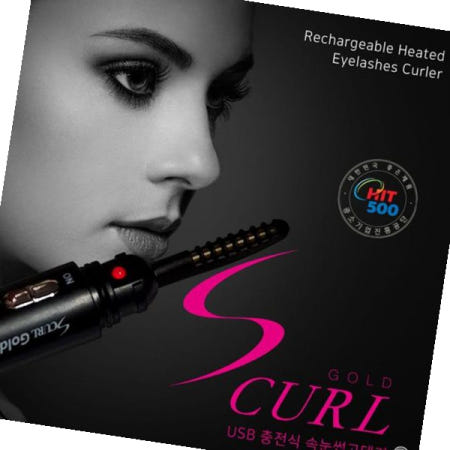 에스컬 USB충전식 속눈썹고대기 에스컬골드 블랙