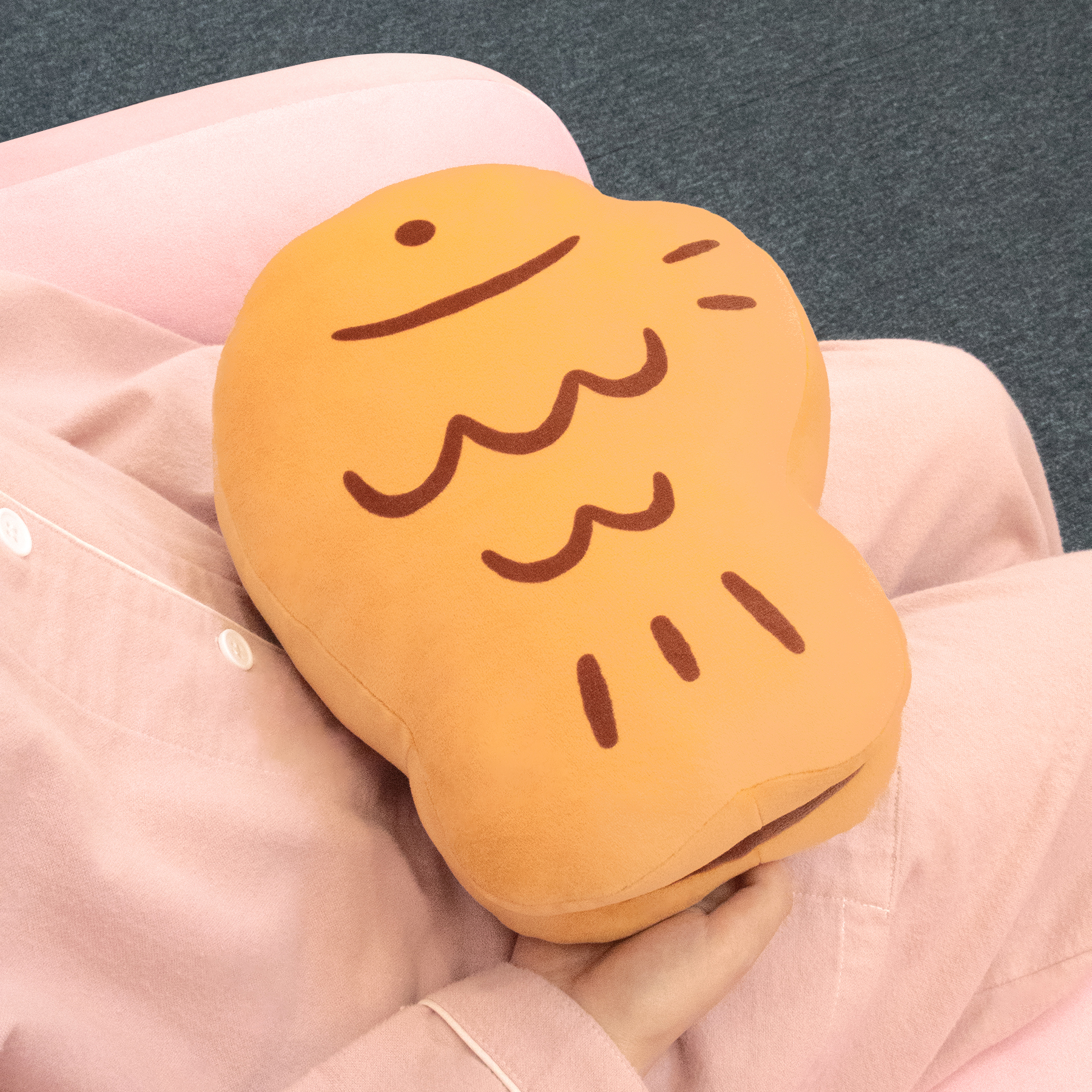 코지엔 붕어빵핸드워머쿠션 슈크림+쇼핑백증정 - 상세 이미지 5