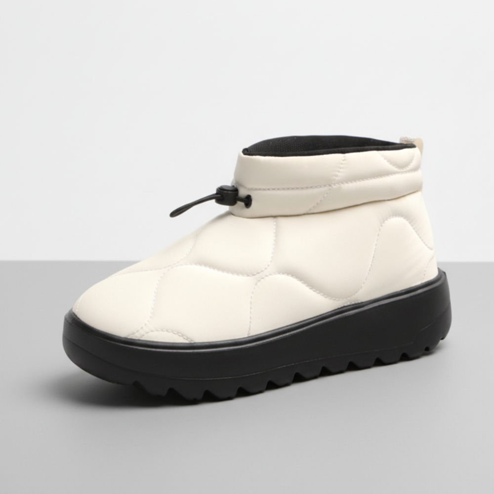 패딩부츠 패딩 털 발편한 방한 신발 부츠 - 상품 이미지
