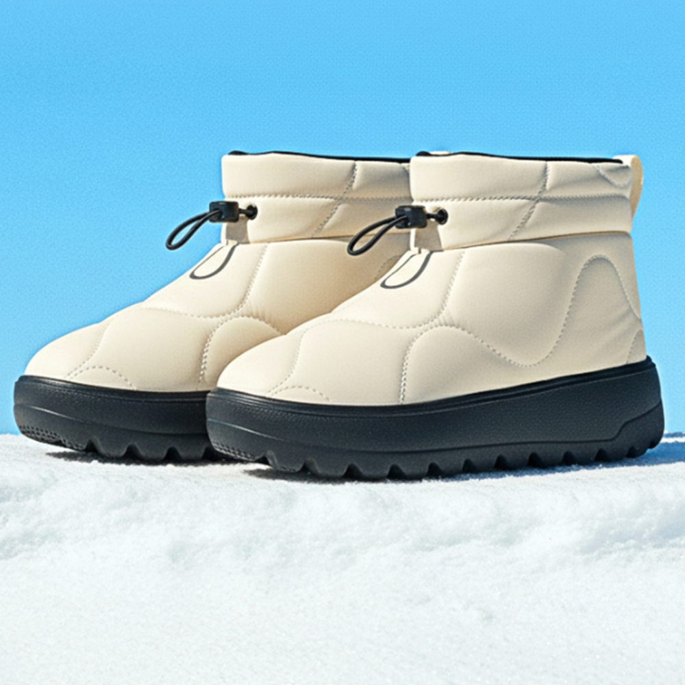 패딩부츠 패딩 털 발편한 방한 신발 부츠 - 상세 이미지 2