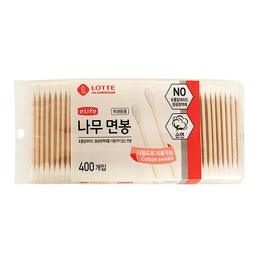 롯데이라이프 나무면봉 400P - 메인 이미지