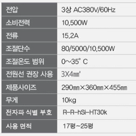농업용전기열풍기 히터 산업용 난방기 하우스 히팅기 공업용열풍기 - 상세 이미지 2