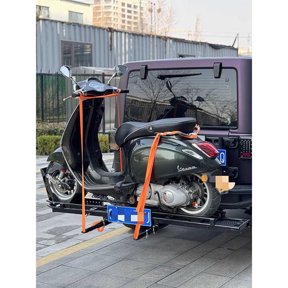 접이식 히치 캐리어 오토바이 적재 이동 편리한 타입 오토바이 오프로드 거치대 - 상세 이미지 3