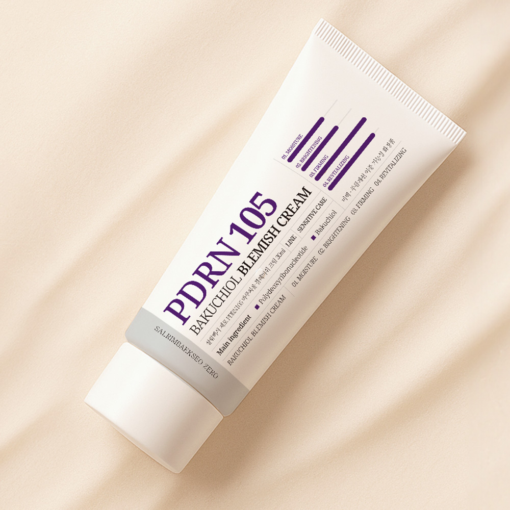 살림백서 제로 PDRN 105 바쿠치올 블레미쉬 크림 30ml 피부흔적 케어 연어 주름개선
