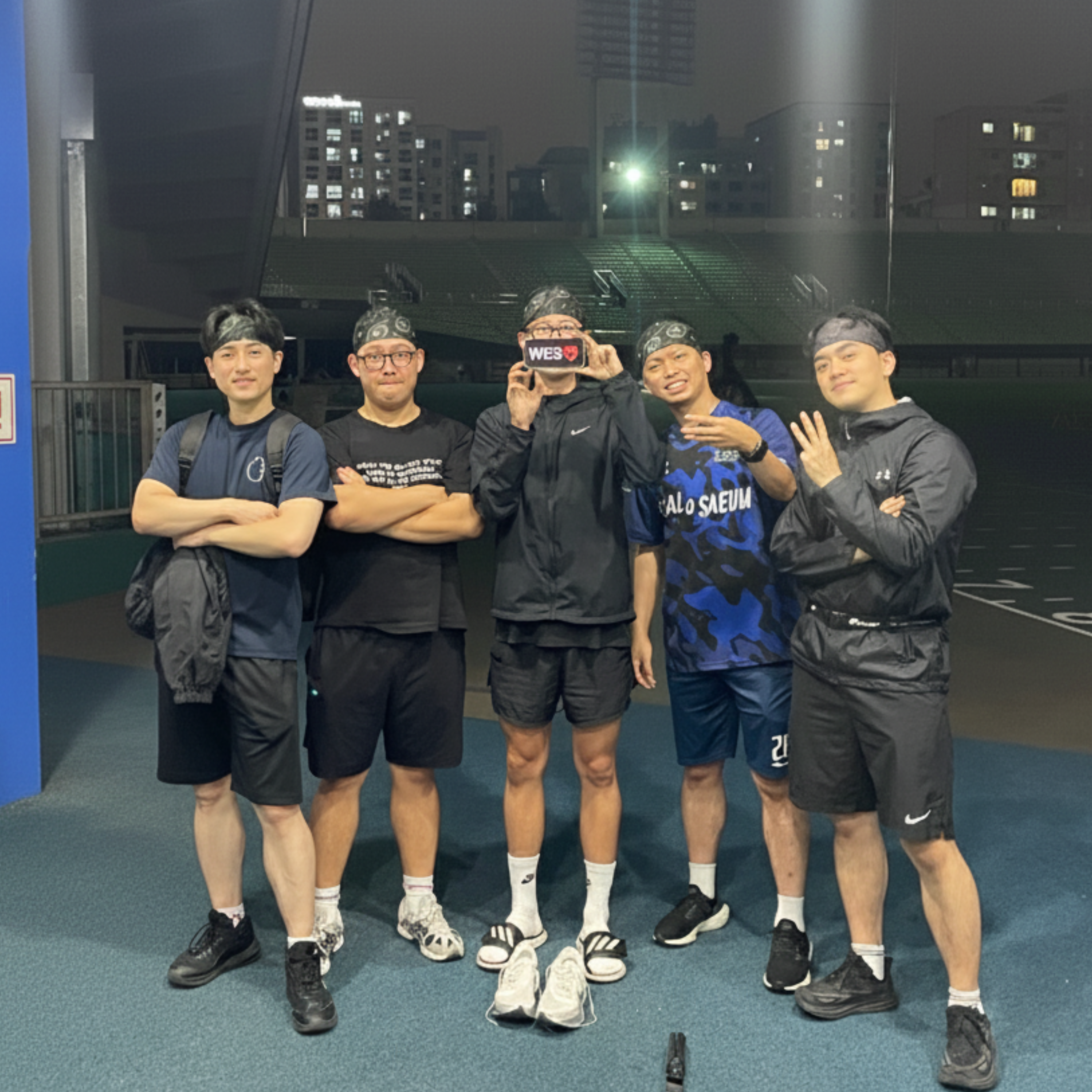 스포츠 반다나헤어밴드 넓은 머리띠 러닝 헤드밴드 이미지 7