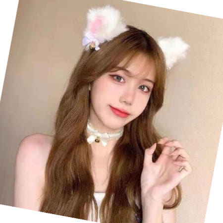 이벤트목걸이 (이거찜) 할로윈 섹시 고양이 머리띠 초커 목걸이세트