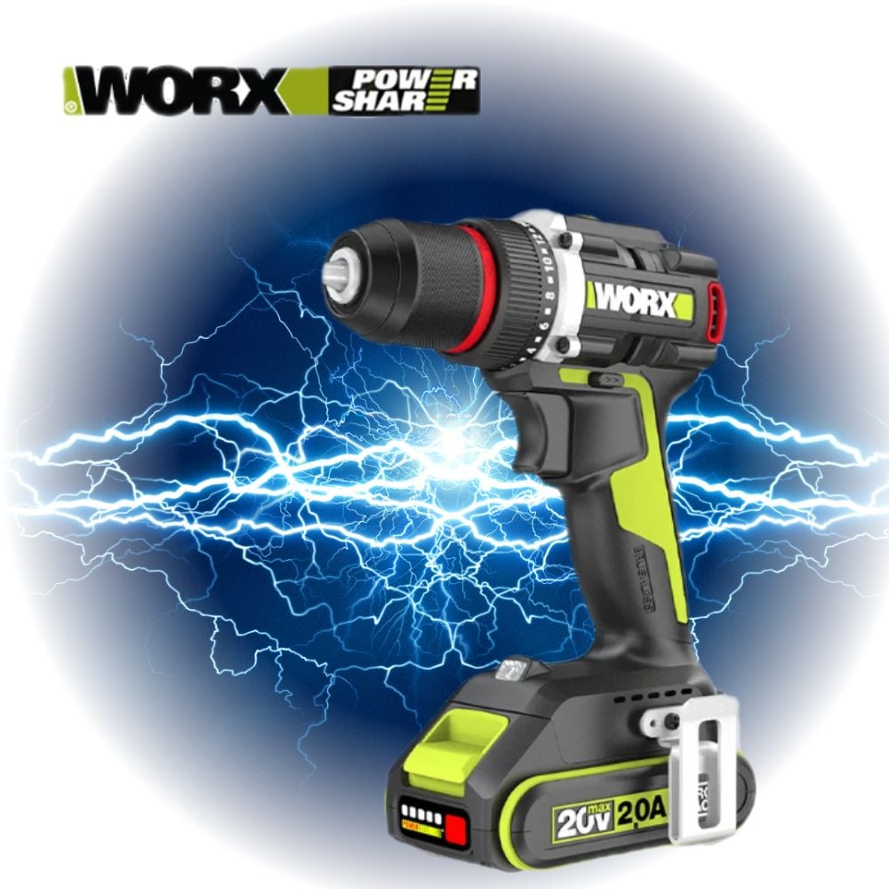 무선 듀얼 스피드 WORX PRO WU173 충전드릴 풀세트 - 상품 이미지