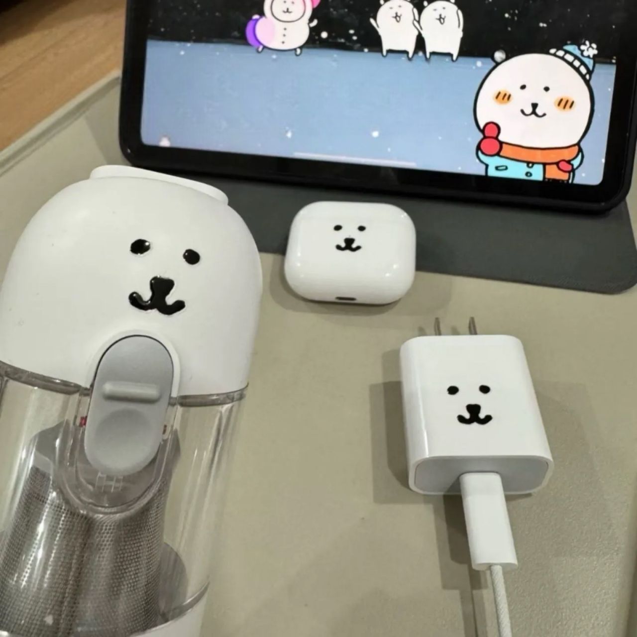 농담곰 곰돌이 스티커 다꾸 폰꾸 백꾸 캐리어 가방 핸드폰 폰 에어팟 케이스 꾸미기 감성 데일리 소품 - 상세 이미지 2